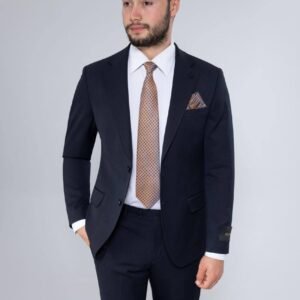 Blue black suit