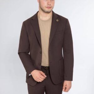Brown suit